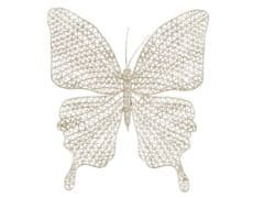 LAALU Motýľ na klipe šampanské 20 x 19,5 cm