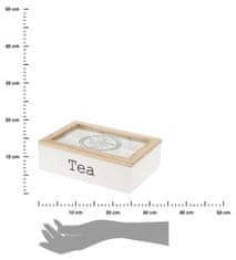 Dekorstyle Krabička na čaj Tea box biela