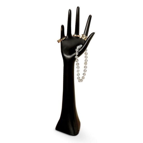 Dekorstyle Stojan na šperky Hand 32 cm čierny