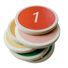 MXM Montessori barevné stupačky - 6ks