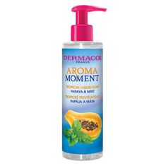 Dermacol Tekuté mydlo na ruky Papája a mäta Aróma Moment (Tropical Liquid Soap) 250 ml