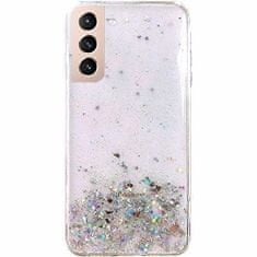 WOZINSKY Wozinsky Star Glitter silikónové puzdro pre Samsung Galaxy S21 Plus 5G/Galaxy S30 Plus - Biela KP9957