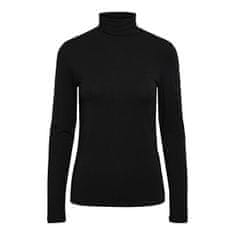 Pieces Dámske tričko PCSIRENE Slim Fit 17108494 Black (Veľkosť L)
