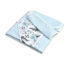 Inny Kúpací set uterák s kapucňou a 2 malé uteráky v záhradnej mätovej farbe - RKK-Z3-WL-IGM