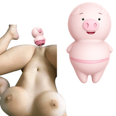 Vibrabate Vibrátor klitoris pussy massager Mince Pig