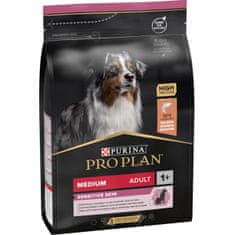 Purina Pre Plan Dog Adult Medium Sensitive Skin losos 3 kg
