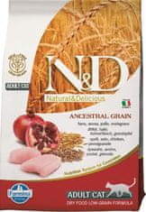 N&D ANCESTRAL GRAIN Cat LG Chicken & Pomegranate Adult 300 g