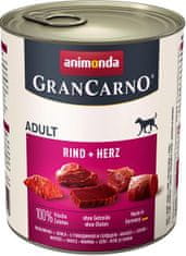 Animonda Konzerva Gran Carno hovädzie + srdce - 800 g
