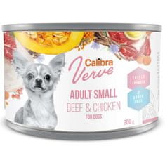 Calibra Dog Verve konz. GF Adult Small Beef & Chicken 200 g