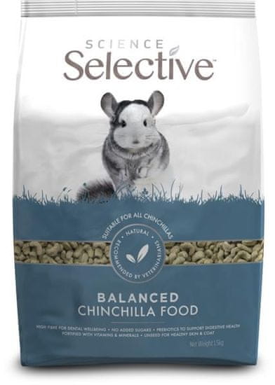 Supreme Selective Chinchilla činčila krm. 1,5kg