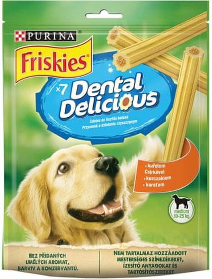 Purina Friskies pochúťka pes DentalDelicious Med. & Large 200g