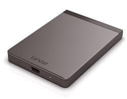 LEXAR externý SSD 2TB SL200 USB 3.1 (čítanie/zápis: 550/400MB/s)