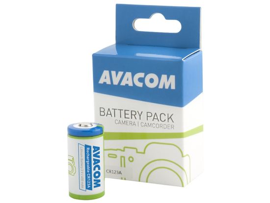 Avacom Nabíjacia fotobatéria CR123A 3V 450mAh 1.4Wh