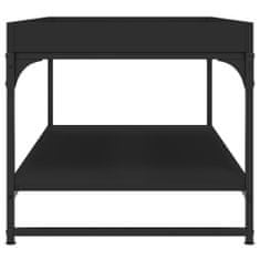 Vidaxl Konferenčný stolík čierny 100x49x45 cm kompozitné drevo
