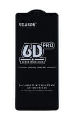 Veason Tvrdené sklo Samsung A22 Full Cover čierne 97069