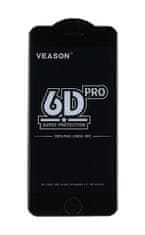 Veason Tvrdené sklo iPhone SE 2022 Full Cover čierne 96981