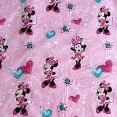 Jerry Fabrics Obliečky do postieľky Minnie Flowers 02 baby 100x135, 40x60 cm