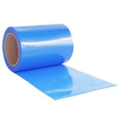 Petromila vidaXL Záves do dverí modrý 300 mm x 2,6 mm 10 m PVC