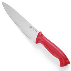 shumee HACCP kuchársky nôž na surové mäso 385mm - červený - HENDI 842720