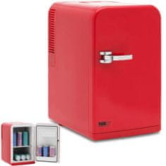 shumee Mini izbová chladnička s funkciou ohrevu 12 / 240 V 15 l - červená