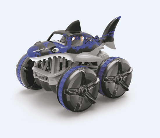 Mac Toys DRIVERO Obojživelné auto žralok modré