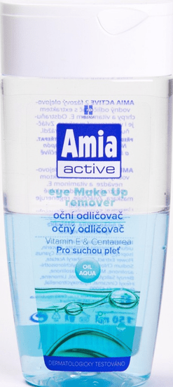 HELLADA Amia Active odličovač očí dvofázový pre suchú pleť 150 ml