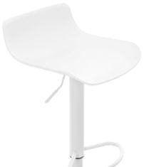 BHM Germany Barové stoličky Aveiro (SET 4 ks), plast, biela