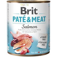 Brit Paté & Meat konz. Salmón 800 g