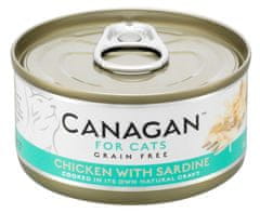 Canagan Cat konz. - Kurča a sardinky 75 g