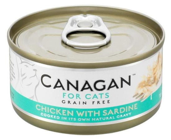 Canagan Cat konz. - Kurča a sardinky 75 g