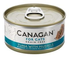 Canagan Cat konz. - Tuniak a mušle 75 g