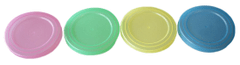 Viečko OMNIA 11cm plastové, pastelové farby (4ks)