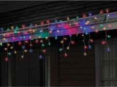 ACA Lightning LED vianočné svetelný záves, 3x0,6m, RGB farba svetla, IP44, 144 LED, 8 funkciou