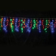 ACA Lightning LED vianočné svetelný záves, 3x0,6m, RGB farba svetla, IP44, 144 LED, 8 funkciou