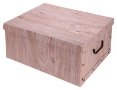 Box úložný 37x30x16cm s vekom, kartón
