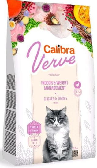 Calibra Cat Verve Grain Free Indoor & Weight Chicken 3,5 kg