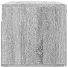 Vidaxl Nástenná skrinka, sivá sonoma 80x36,5x35 cm kompozitné drevo