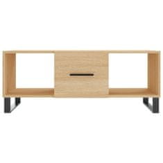 Vidaxl Konferenčný stolík dub sonoma 102x50x40 cm kompozitné drevo