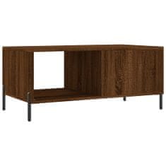 Vidaxl Konferenčný stolík hnedý dub 90x50x40 cm kompozitné drevo