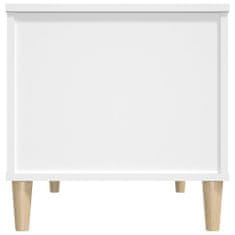 Vidaxl Konferenčný stolík biely 90x44,5x45 cm spracované drevo