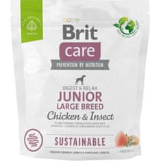 Brit Care Dog Sustainable Junior Large Breed Chicken+Insect 1 kg