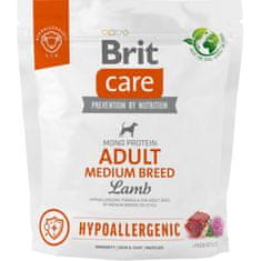 Brit Care Dog Hypoallergenic Adult Medium Breed Lamb 1 kg