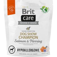 Brit Care Dog Hypoallergenic Dog Show Champion Salmon+Herring 1 kg