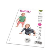 Burda Strih Burda 9246 - Tričko a tepláčky pre bábätká