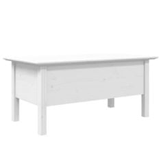 Vidaxl Konferenčný stolík BODO biely 100x55x45 cm borovicový masív