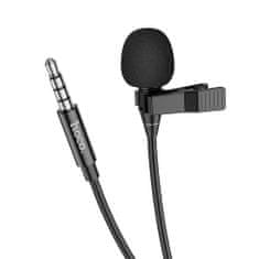 Hoco L14 Lavalier mikrofón 3.5mm mini jack, čierny