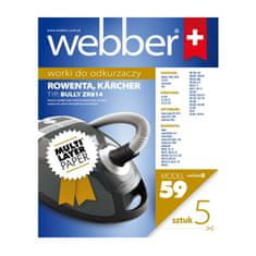 Webber ROWENTA BULLY ZR814,OK1800 x5 vriec