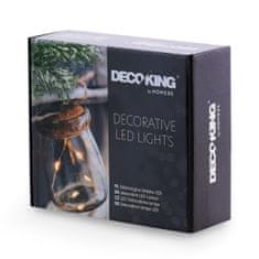 DecoKing Dekoratívna svetelná reťaz s fľašami STREADA 230 cm