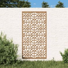Petromila vidaXL Záhradná dekorácia 105x55 cm, cortenová oceľ, maurský dizajn