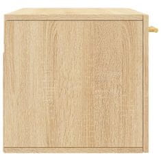 Vidaxl Nástenná skrinka dub sonoma 80x36,5x35 cm kompozitné drevo